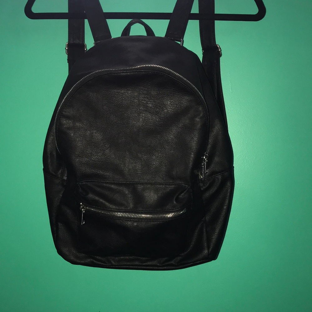 h&m leather backpack